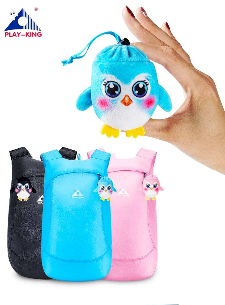 

PLAYKING Lightweight Nylon Foldable Backpack Waterproof Mini bag Travel Backpack Women small Bag Folding shopping school bag
