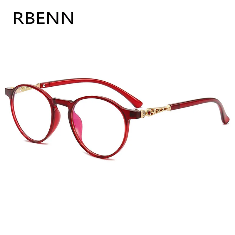 RBENN Tr90 оправа Очки для чтения женские голубые световые блокирующие круглые дальнозоркость для чтения очки с диоптрий+ 1,5 2,5 3,5