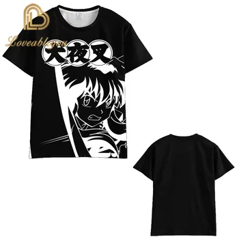 

InuYasha Famous Japan Anime Inuyasha T Shirt Men Summer T-shirt Cosplay Costume Tops Harajuku Kawaii Style Unisex Tshirt Homme