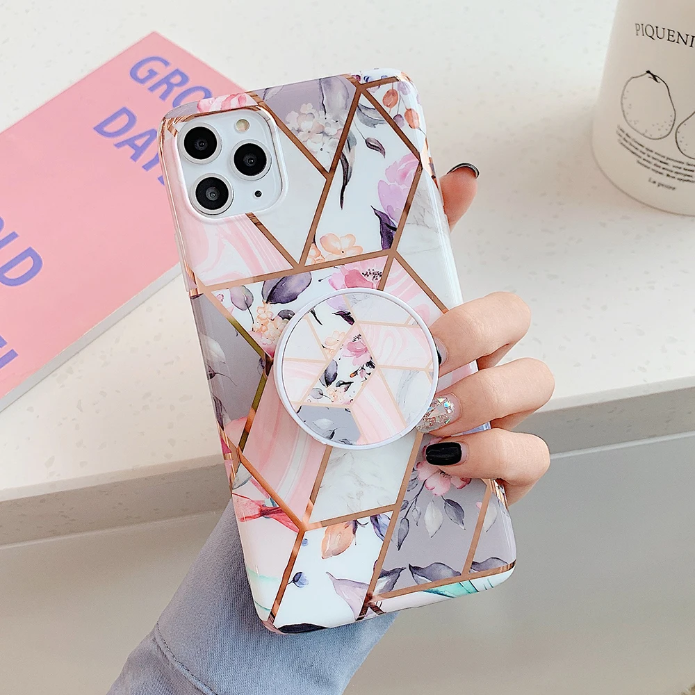 LOVECOM гальванический мраморный чехол для телефона для huawei P20 P30 Pro Lite mate 20 30Pro Lite Складная Гибкая мягкая задняя крышка - Цвет: l