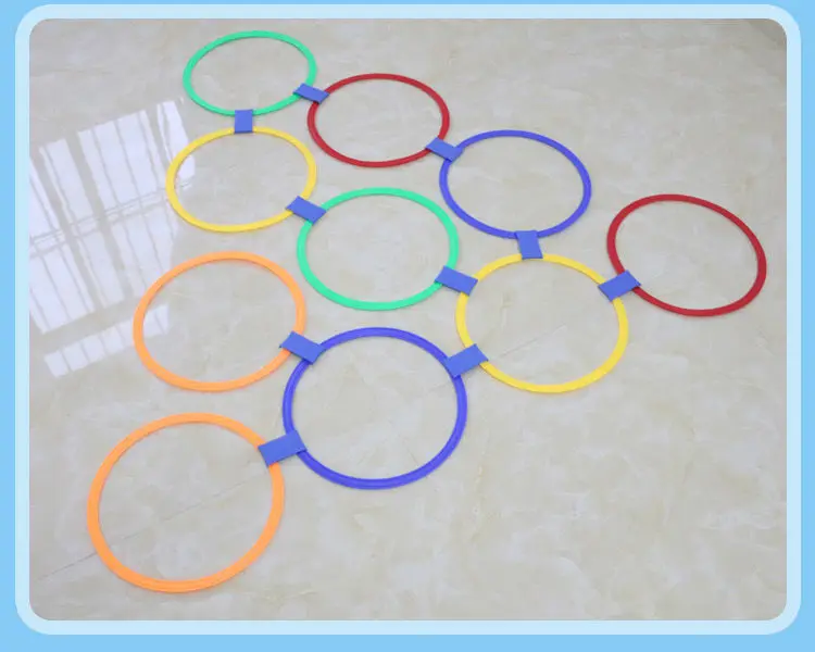 Colorful Kids Hopscotch Ring Jumping Set