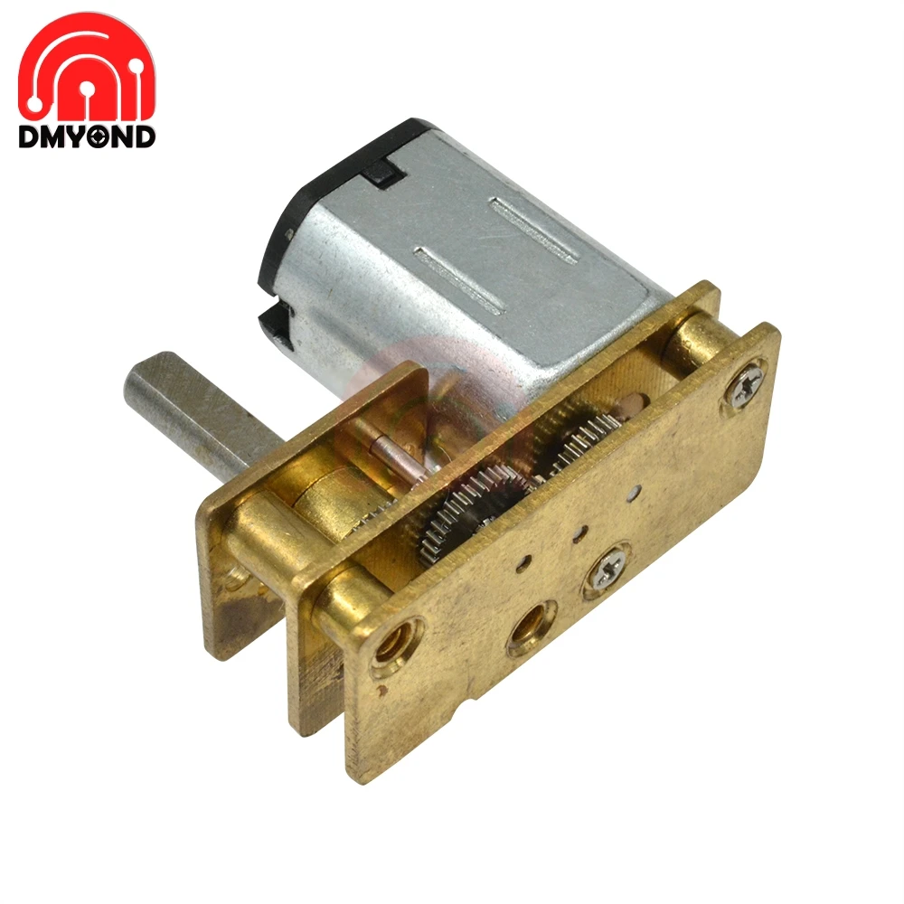 GA1024-N20 DC снижение Шестерни двигатель 3V 6V 12 Вольт 100 об/мин 150 200 300 400 об/мин Micro Скорость Шестерни двигателя с металлической Шестерни коробка колеса "сделай сам"