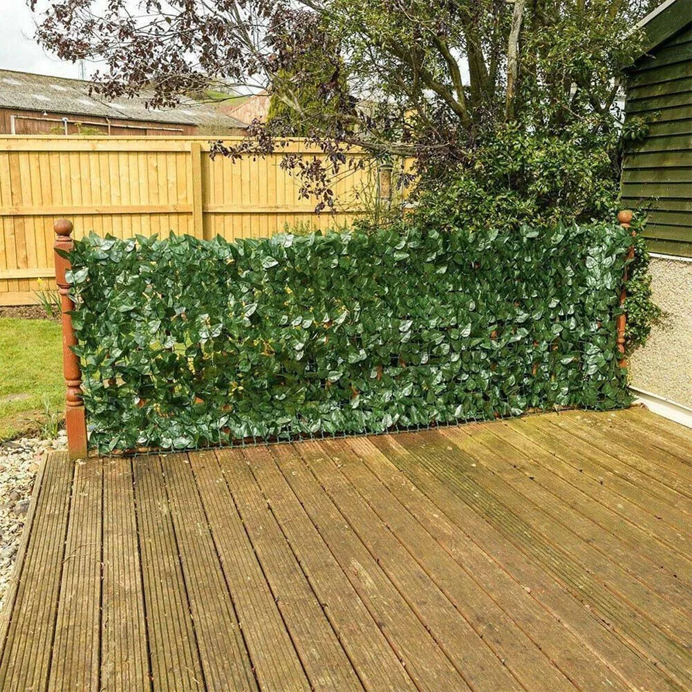 4PCS Artificial Hedge Panels Garden Fence Wall Landscaping Privacy Screen Mesh Trellis Home Outdoor Decor 25*50CM