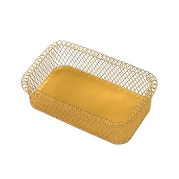 

Nordic Style Fruit Vegetable Metal Storage Basket Decorated Display Bowl Rack Dining Table Decoration