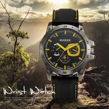 

Men Fashion Silicone strap Sport Cool Quartz Hours Wrist Analog Men's watch Wrist Party decoration suit Dress Watch gifts male m