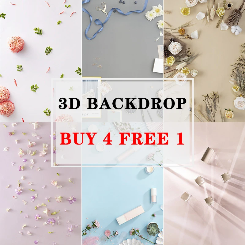 3D фон для фотографирования с изображением рождественских Бумага 57*87 см