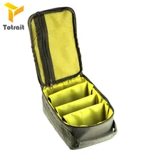 TOtrait Рыболовная катушка сумка Портативная несколько отсеков уличная рыболовная леска сумка полиэстер рыболовные сумки для хранения Зеленый