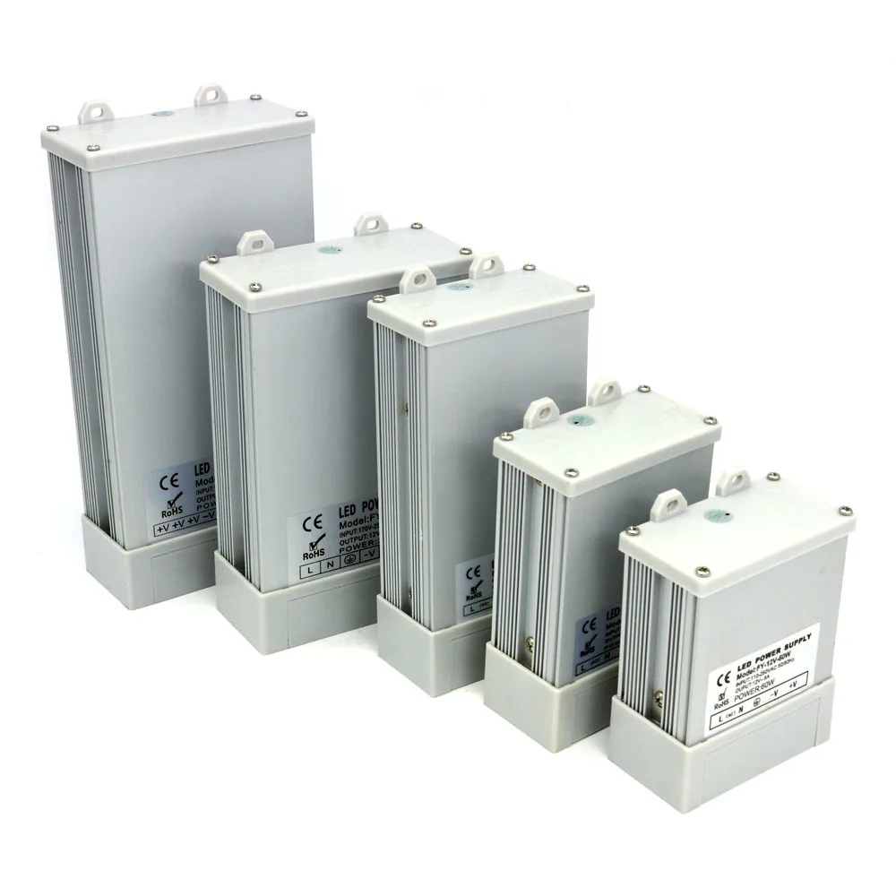 

ANDRISE Dc 12v Rainproof Power Supply Ac 110v-250v 170v-250v To Dc 5a 10a 20a 30a 60w 100w 120w 150w 200w 250w 350w 400w Led