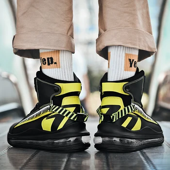 

Men Running Shoes Air Cushion Sneakers Breathable Outdoor Walking Sport Shoes For Male Lace-up Casual Shoes fashion Men Footwear