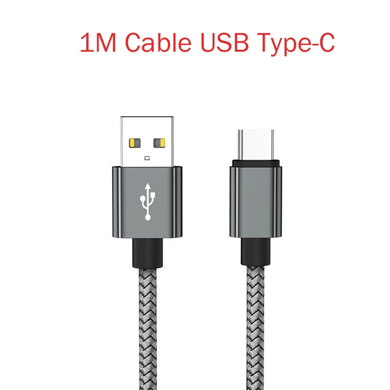 Автомобильное зарядное устройство Quick Charge 3,0 Автомобильное usb-устройство для зарядки телефона быстрое зарядное устройство для iPhone 6 6S 7 8 Plus samsung S9 10 Xiaomi Mi 8 9 Carregador - Тип штекера: 1M Cable USB Type-C