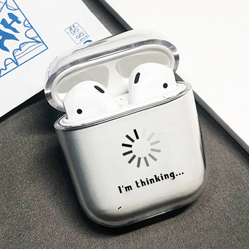 Bluetooth беспроводной чехол для наушников для Apple iPhone зарядный чехол для AirPods 2 1 мягкий прозрачный защитный чехол Аксессуары