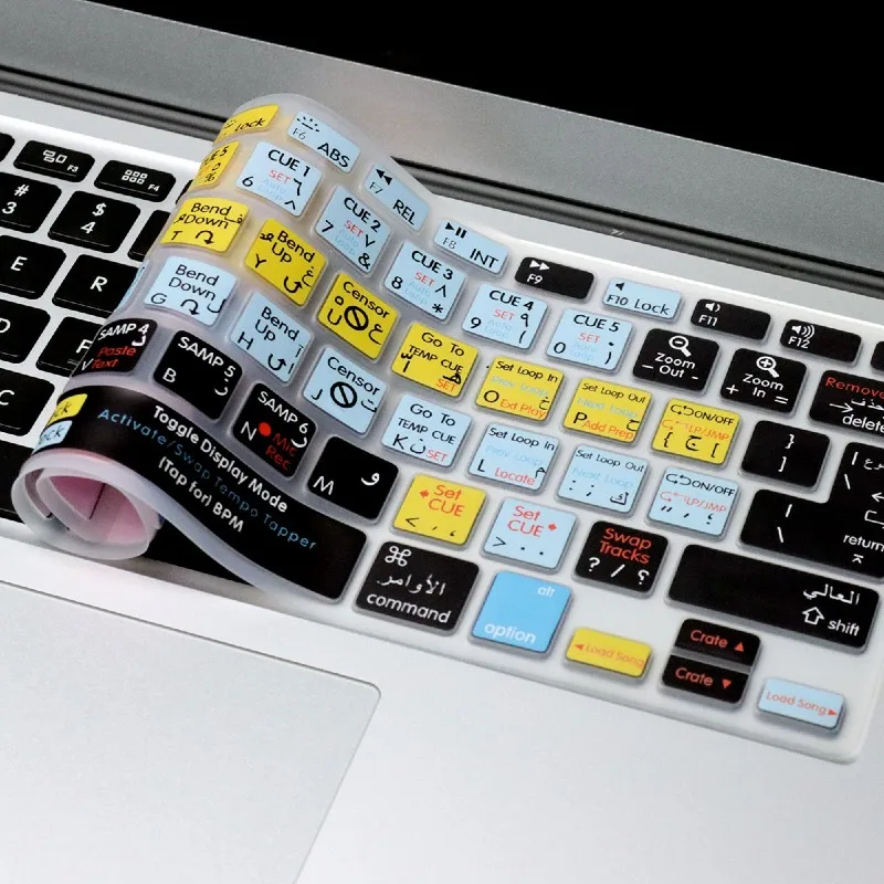 Generic Hrh Serato Scratch Live Arabic Hotkey Shortcuts Silicone