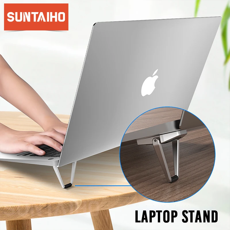 Подставка для ноутбука Suntaiho алюминиевая складная MacBook Pro Mini | Автомобили и
