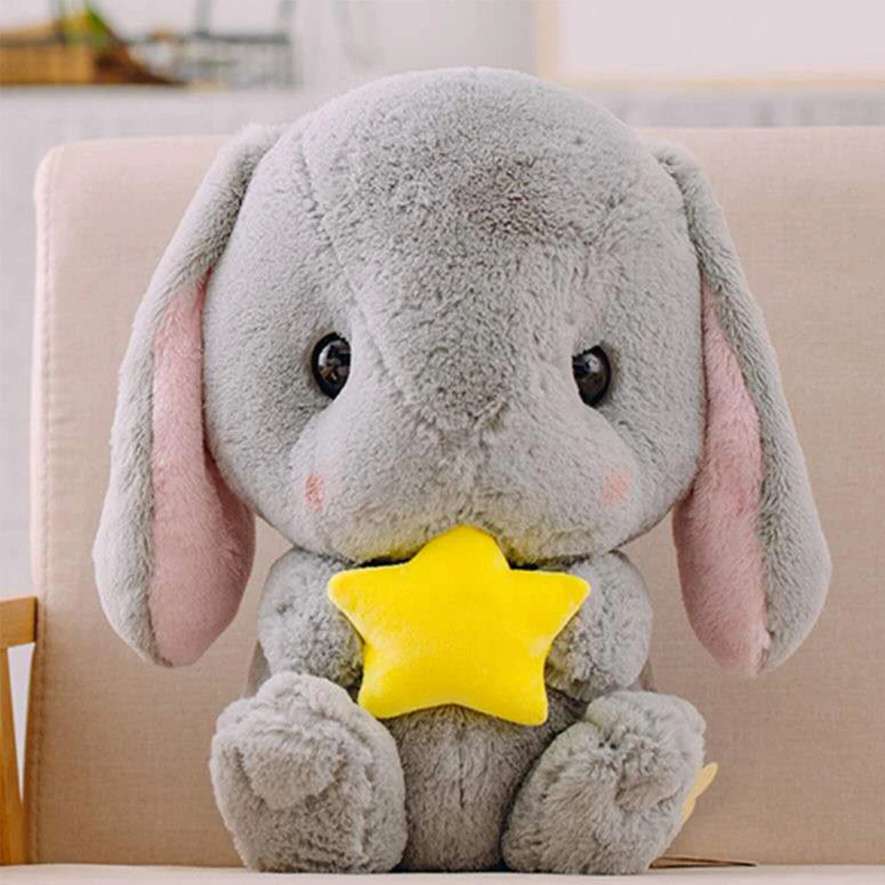 Cute Bunny Stuffed Plush Toy Soft Rabbit Toys Bunny Kids Pillow Doll Gifts For Children Grilfriend Baby Accompany Sleep Toy