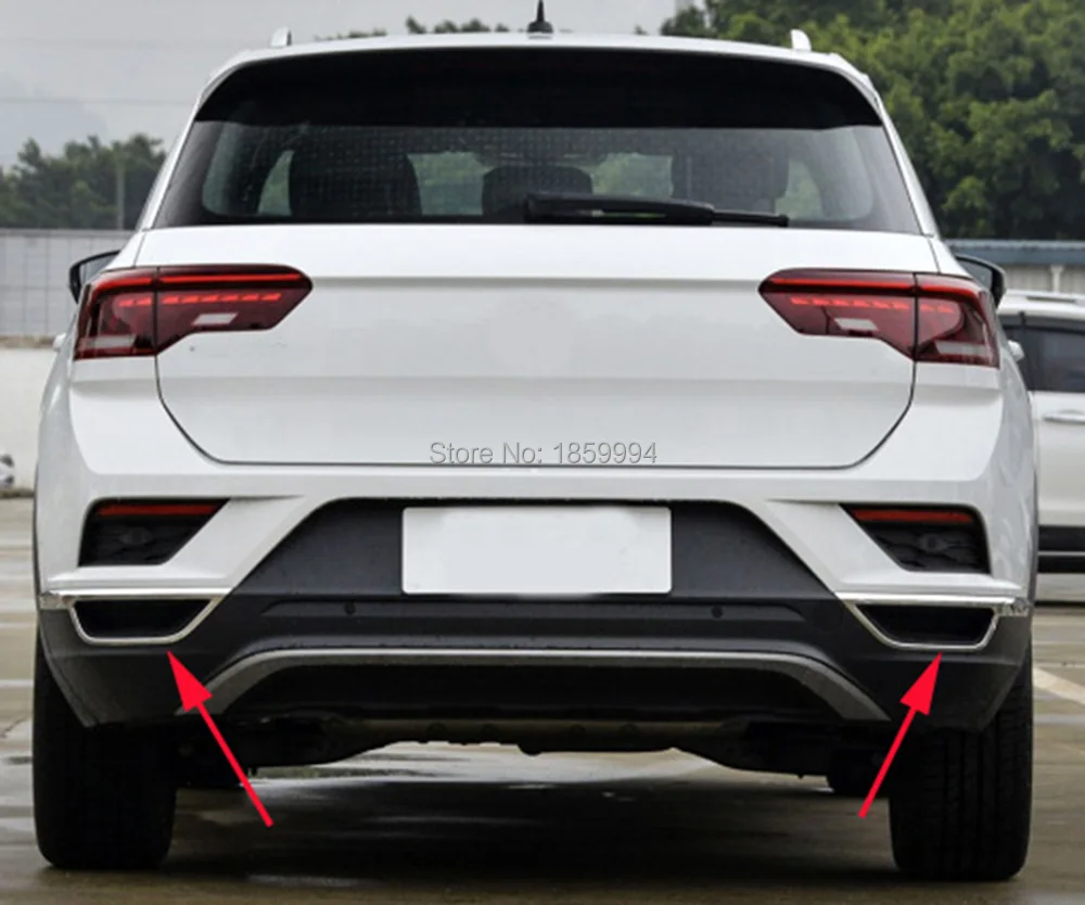Для VW T-ROC TROC Накладка заднего бампера