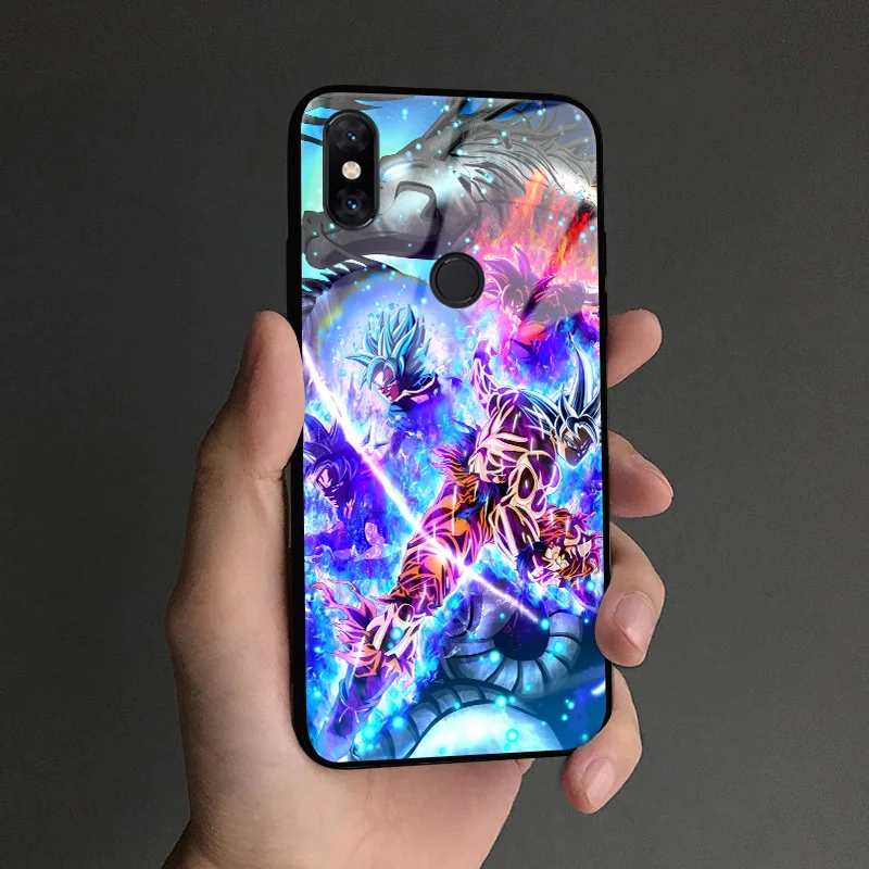 Dragon ball Z Character DBS Goku мягкий силиконовый стеклянный чехол для телефона для Xiaomi mi 6 8 9 SE mi x 2 2s 3 redmi note 5 6 7 8 pro - Цвет: AE 2318