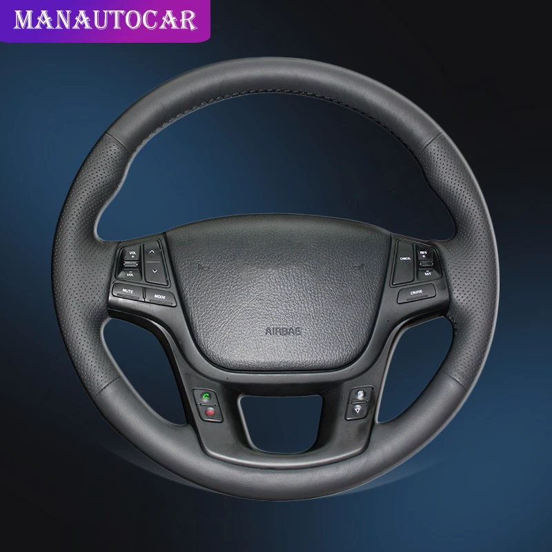 Оплетка на руль автомобиля для Kia Sorento 2009 2014 K7 Cadenza 2011 2015 чехлы автомобильные