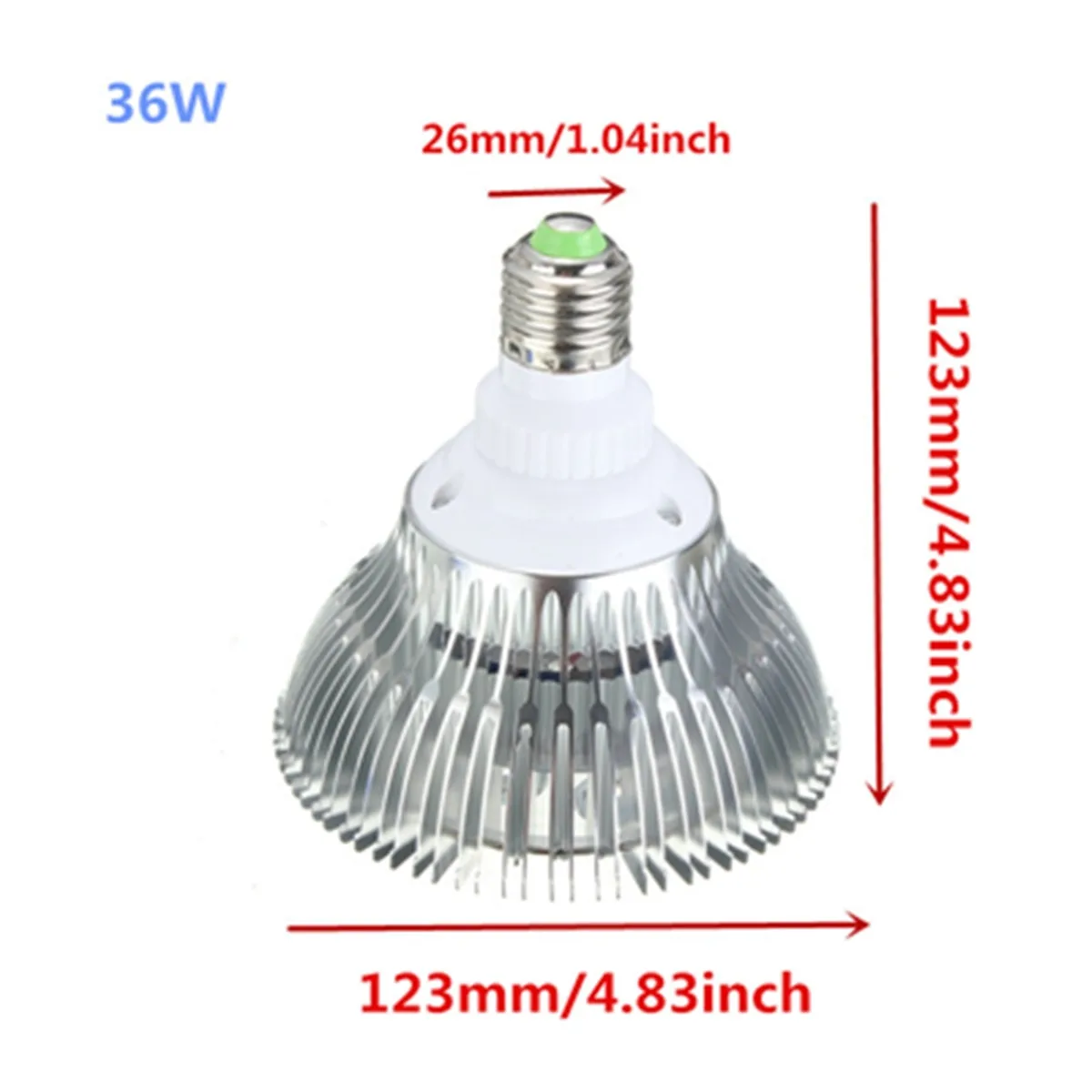 Led Grow Light Bulb E27 6W/21W/36W/54W AC85-265V Growing Lamp For Flower Plant Hydroponics System Aquarium Led Lighting