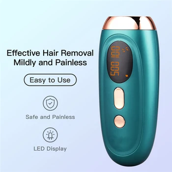 

Home Hold Depilatory Laser Mini Hair Epilator Permanent Hair Removal IPL System 500000 Shot Light Pulses Whole Body Hair Remover