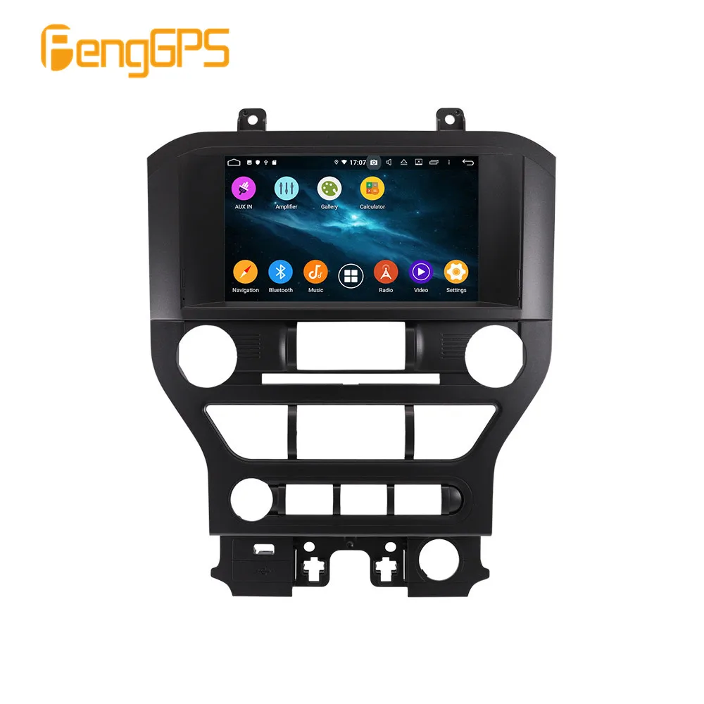 1 din автомобильный радиоэкран для Ford Mustang gps навигационный рекордер головное устройство мультимедийный плеер Android 9 DSP 4+ 64G