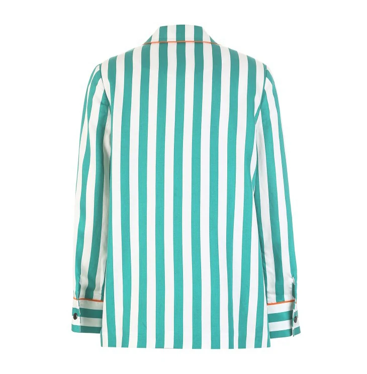 Двубортный пиджак в полоску Vero Moda | 318208526