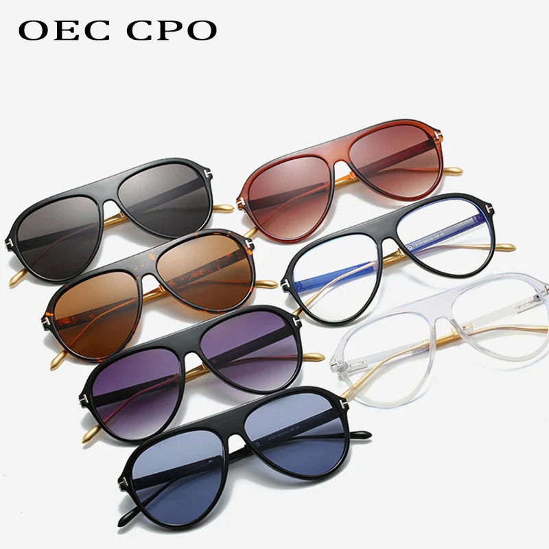 OEC CPO, классические солнцезащитные очки пилота, мужские очки для вождения, коричневые, серые, прозрачные линзы, солнцезащитные очки, мужские, винтажные, брендовые, солнцезащитные очки, женские, очки, UV