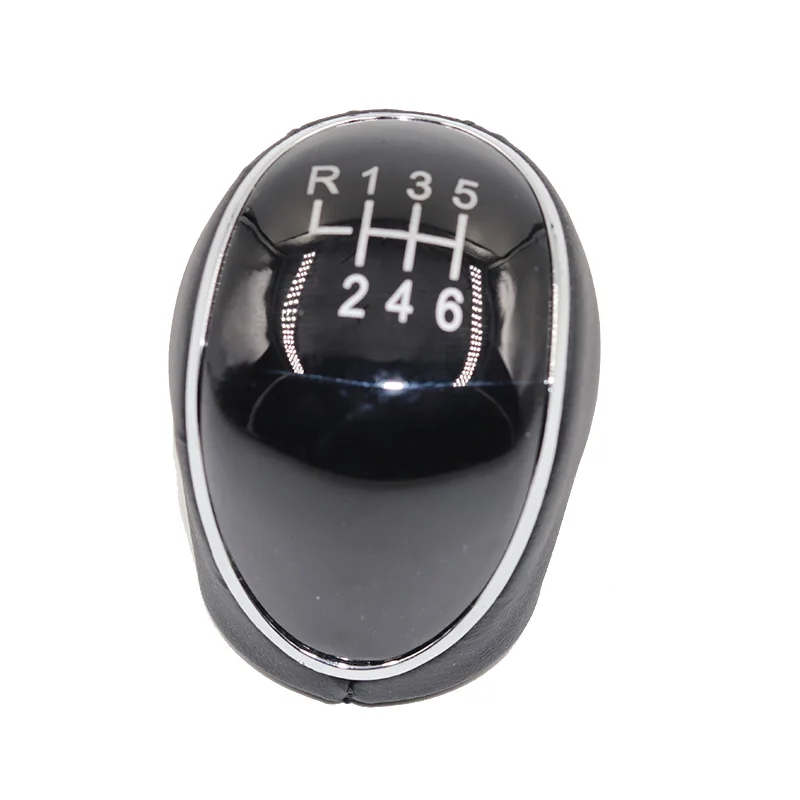 

Chrome & Leather 5 6 Speed Car Shift Gear Knob Lever Gaitor Boot Cover For Ford Mondeo IV V MK4 MK5 S-MAX I II