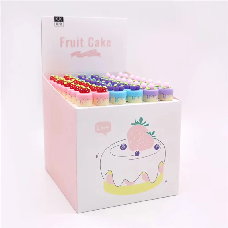 48 шт. Рождественская Ручка Kawaii Милая гелевая ручка, набор ручек 0,5 мм чернил черного цвета, роликовые карандаши, Канцелярский набор для офиса и школы
