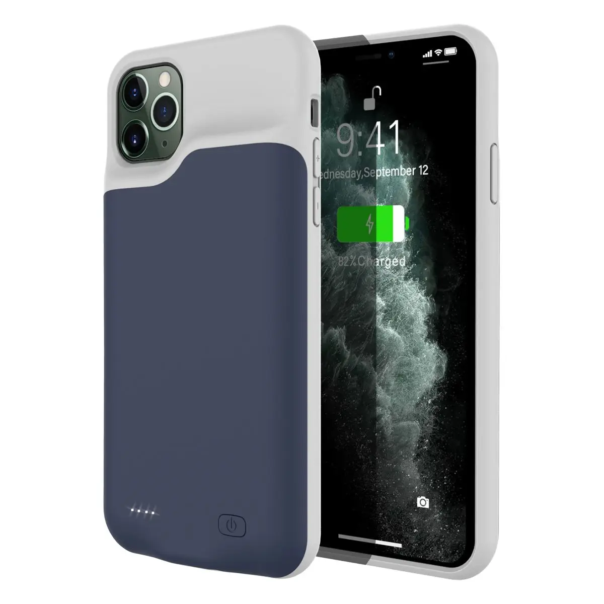 

For iPhone 11 Pro Max 6.5 Inch Battery Charger Case 6200mAh External Backup Charger Power Bank Protective Cover Shockproof Coque