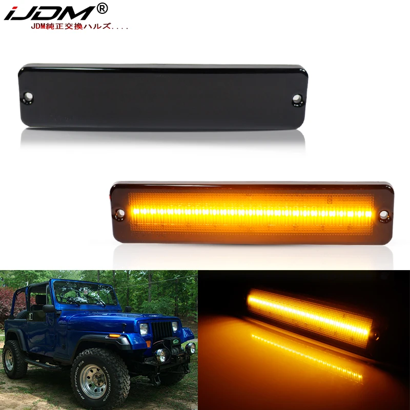 IJDM желтый передний боковой маркер парковочные огни/крыло осветительные лампы