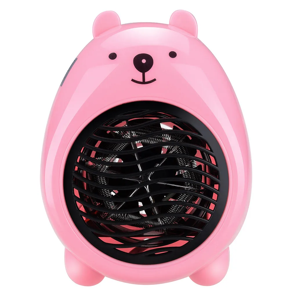 Воздушный обогреватель мультяшный мини-обогреватель Настольный обогреватель британские Технические характеристики тепловентилятор обогреватель пространства Супер Довольно 400 Вт G3