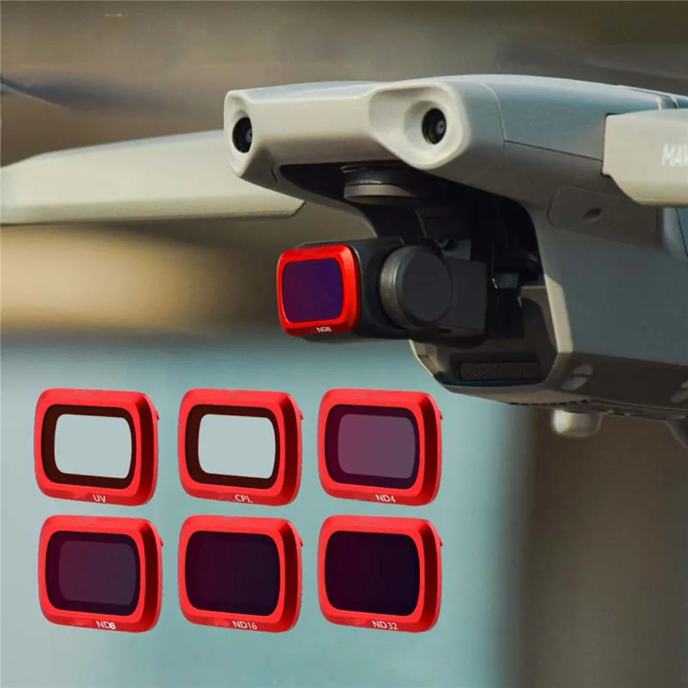 UV CPL ND4 ND8 ND16 ND32 набор фильтров для объектива DJI Mavic Air 2 Drone Camera Lens Protector Фильтры