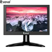 Best Offers Eyoyo EM07H 7 Inch Mini IPS 1280x800 LCD Monitor PC Computer Screen HDMI industrial Security Screen Display With VGA AV BNC