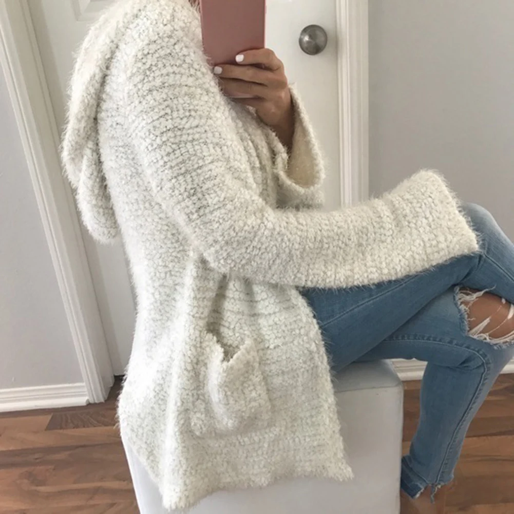 otouno e invierno manga de Murcielago кардиган de punto de lana femenina elegante chaqueta catida