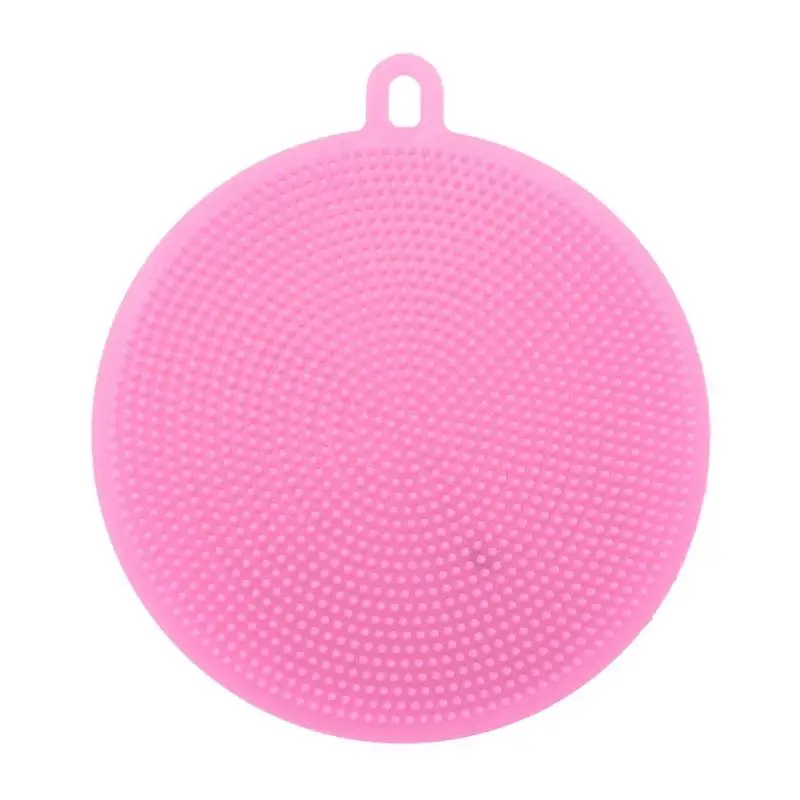 Cleaning Brushes Silicone Dish Bowl Scouring Pad Pot Pan Easy to Clean Wash Brushes Cleaner Sponges Dish Cooking Tool
