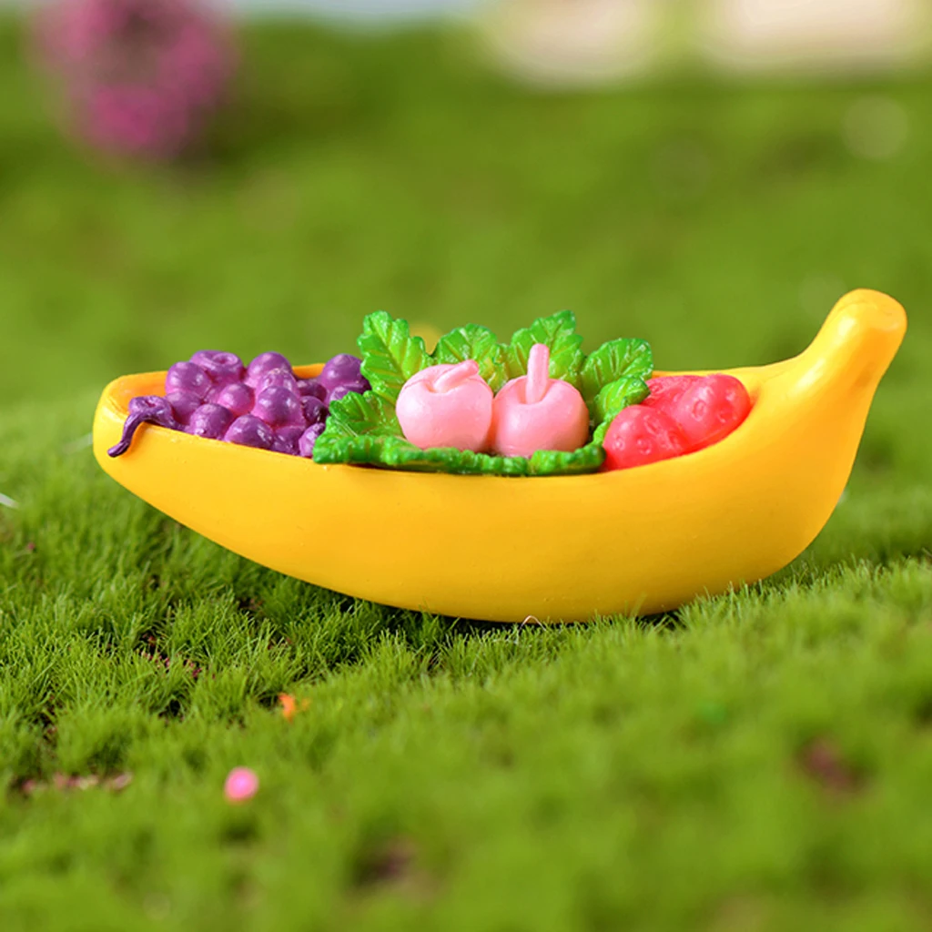 Micro Landscape Decor Resin Fairy Garden Figurines for Indoor Outdoor Home Office Display Ornament Garden DIY Crafts