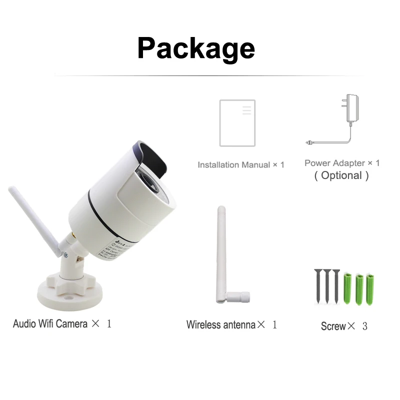 JIENUO, домашняя ip-камера, Wifi, 720 P, 960 P, 1080 P, HD Cctv, охранное наблюдение, уличная водонепроницаемая камера, инфракрасная аудио беспроводная камера