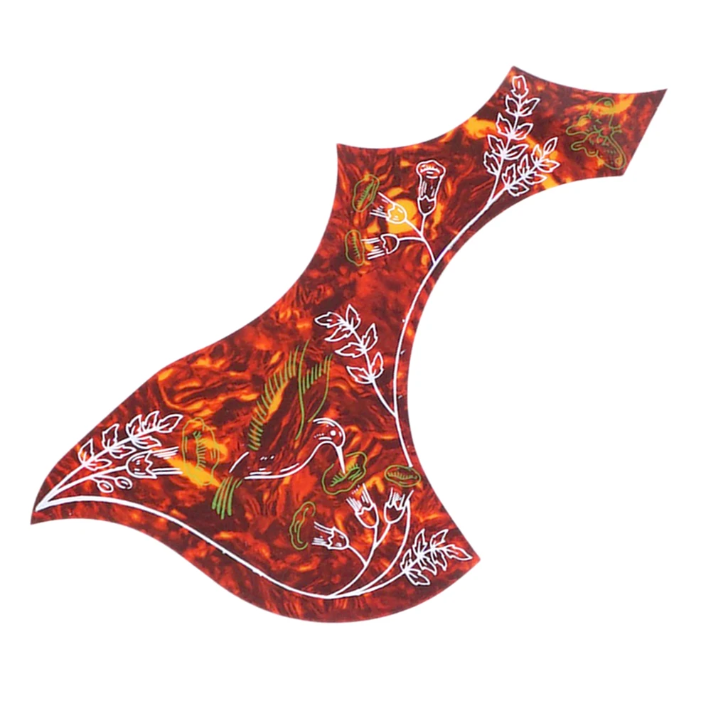 Красный Левша Акустическая гитара pick guard pick Guard Защита от царапин пластина - Цвет: Красный