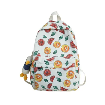 

School Bag for Teenage Girls Multifunction Anti-theft Oxford Women Backpack Waterproof Travel Mochila 2019 Orange Ladies Bookbag