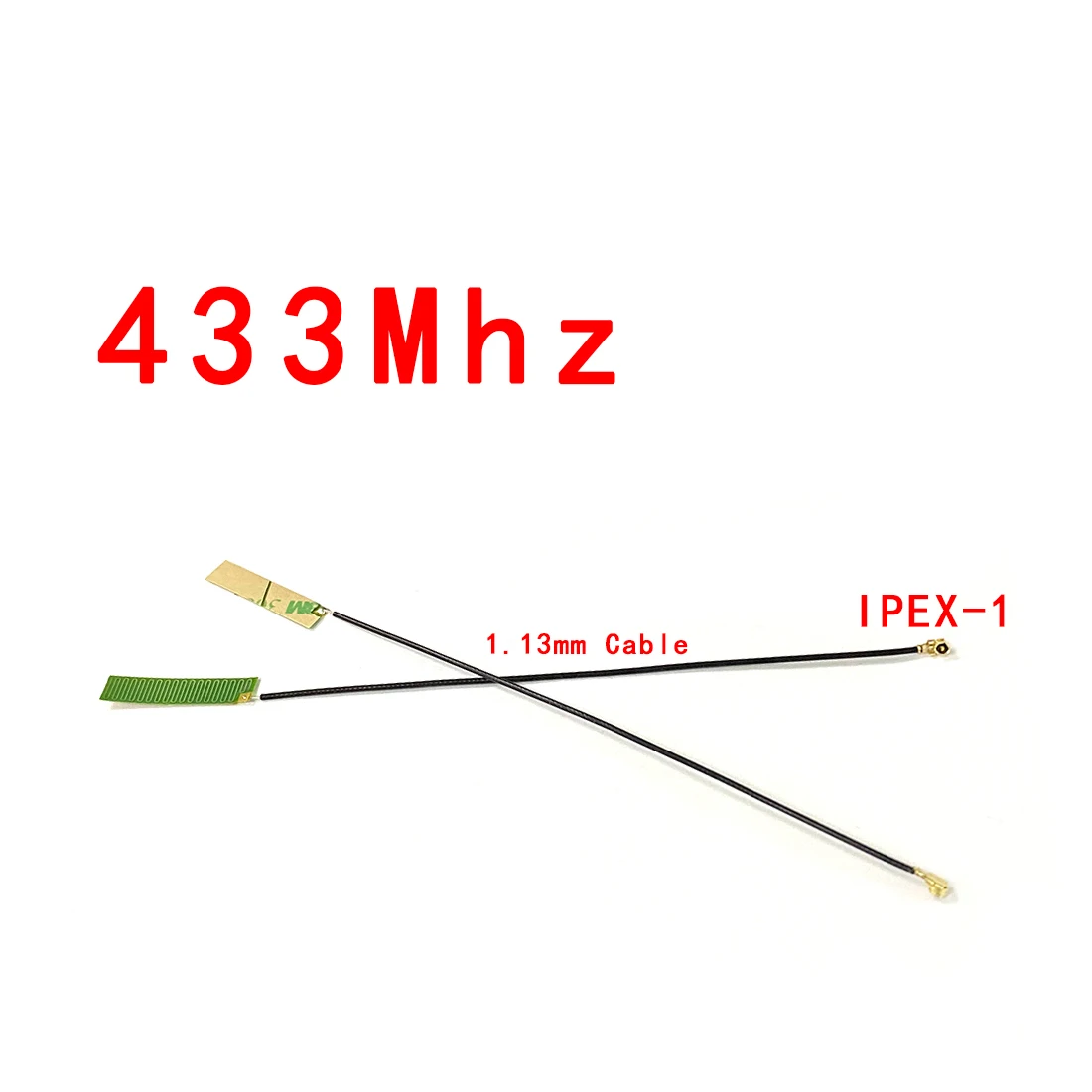 

1pc 433Mhz Antenna OMNI FPC Soft PCB Aerial Patch 30*6mm with IPEX Connector Antenna New Wholesale