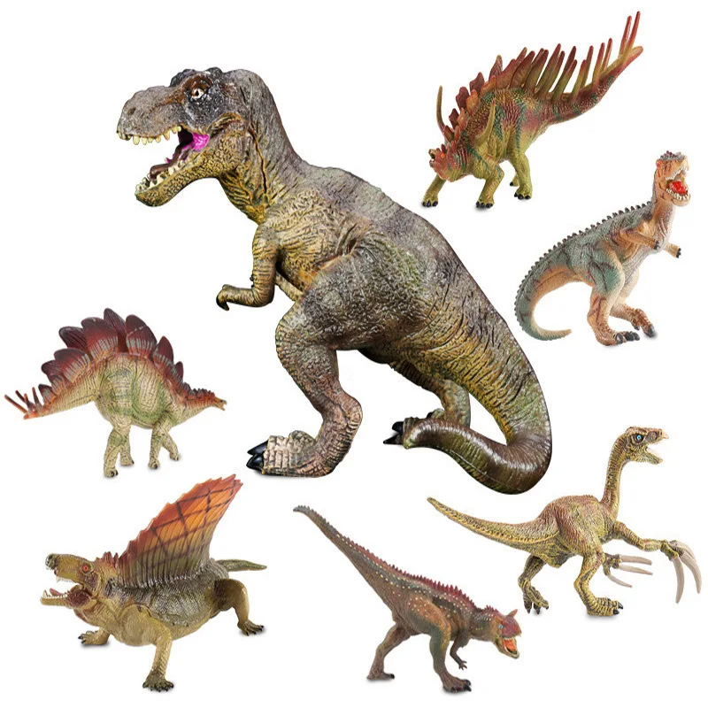 Модель динозавра 16-дискретная средняя T-Rex пластиковая игрушка-животное