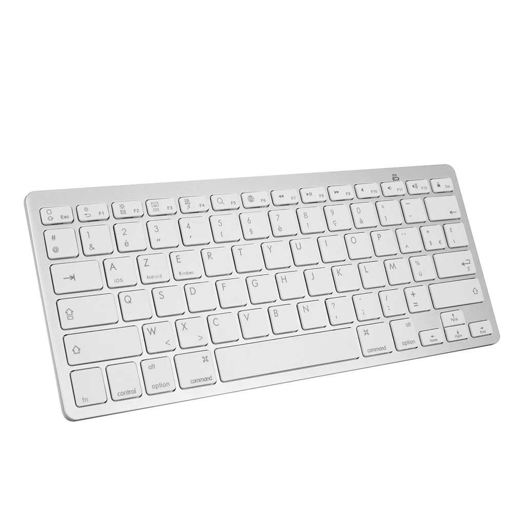 X5 французская Bluetooth клавиатура ультра тонкая беспроводная для IOS Android Microsoft
