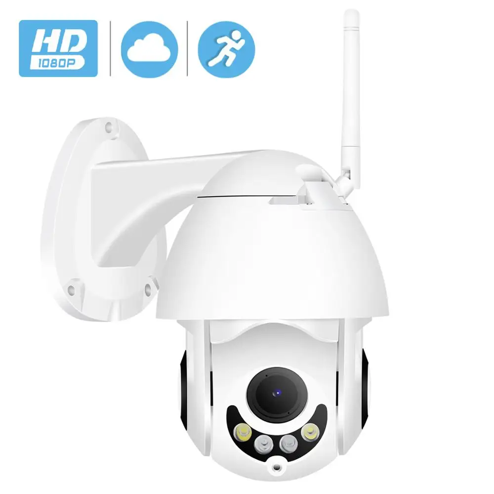 Besder Облачное хранилище открытый WiFi PTZ IP камера 1080P скорость купольная CCTV Камера Безопасности s двухстороннее аудио 2MP ИК домашнее наблюдение