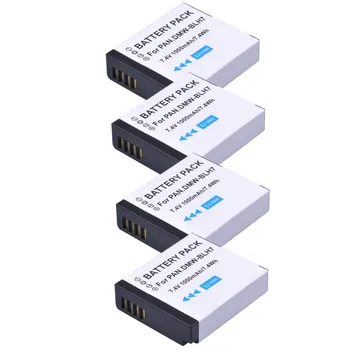 

4x1000mAh DMW-BLH7 BLH7 DMW-BLH7PP DMW-BLH7E Camera Li-ion Battery for Panasonic Lumix DMC-GM5,DMC-GF7,DMC-GF8,GF9,LX10