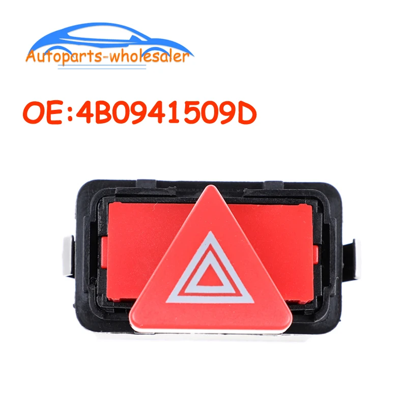 

Car 4B0941509D 4B0941509K For Audi A6 Emergency Hazard Warning Light Flasher Switch Turn Signal Relay Control Switch 4B0941509C