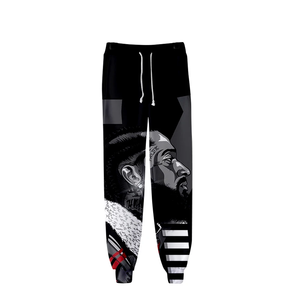 Nipsey Hussle, Мужские штаны, Harajuku, уличная одежда, 3d, спортивные штаны, хип-хоп стиль, модный спортивный костюм, Pantalon, Спортивная Удобная уличная одежда, штаны