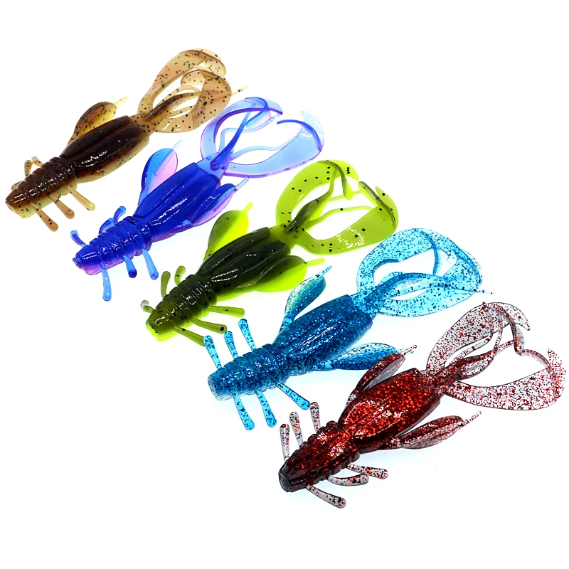 

2pcs 10cm 10.5g Jig Trailer Claw Lobster Crawfish Crayfish Bait Creature Claws bait Soft Lure Bass Fishing Lures pesca