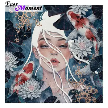 

Ever Moment Diamond Painting Cross Stitch Portrait DIY Craft Square Drill Stones Handicrafts Mosaic Making Art Decoration 4Y1067