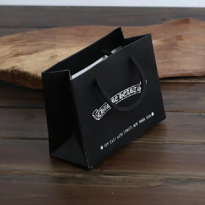 Tote bag Size Простая Личность Подвеска в виде подковы кольцо ожерелье коробка Сумочка бархатная сумка - Цвет: Tote bag Size