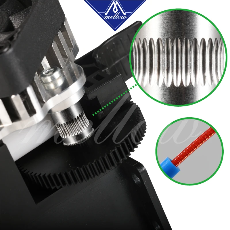 Mellow части 3D принтера Titan Aero V6 hotend экструдер полный комплект+ 3D сенсорный комплект для рабочего стола FDM reprap mk8 i3